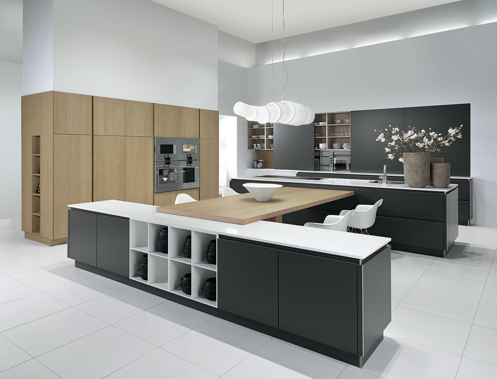 Küchentrends 2021 - Verlängerte Kücheninsel als Küchentisch